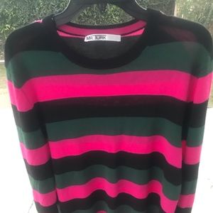 100% merino wool crew neck sweater